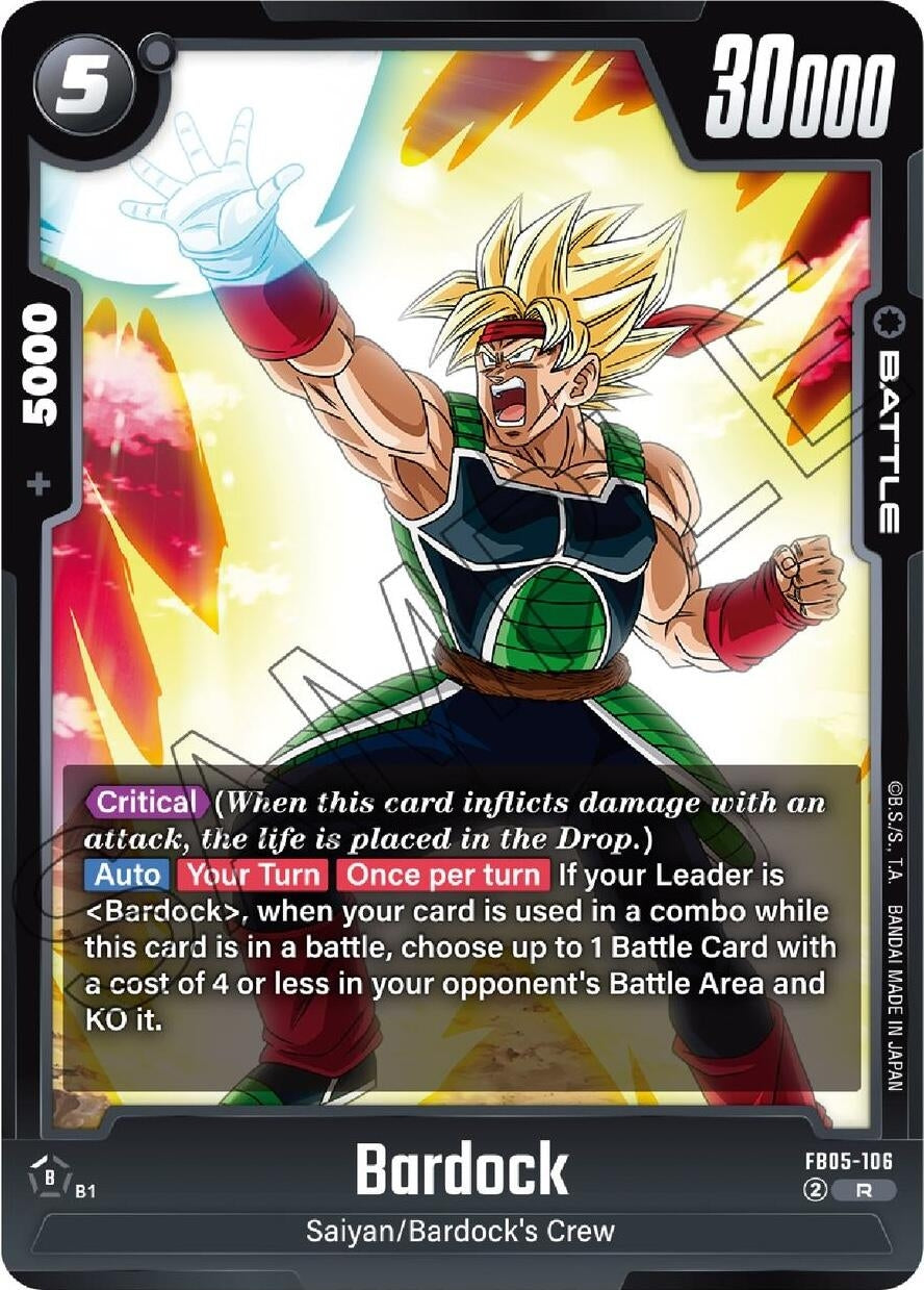 Image for Bardock (New Adventure) (FB05-106) - Dragon Ball Super: Fusion World
