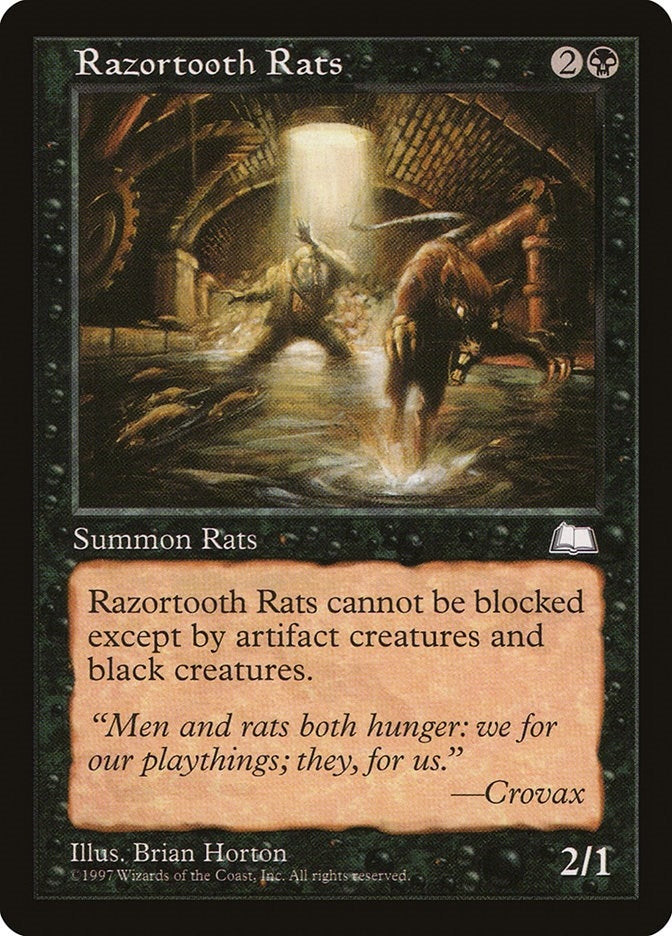 Image for Razortooth Rats (Weatherlight) - Magic: The Gathering