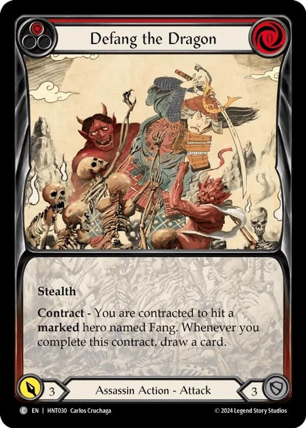Image for Defang the Dragon (The Hunted) (HNT030) - Flesh and Blood TCG