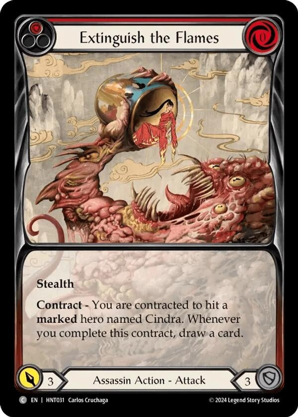 Image for Extinguish the Flames (The Hunted) (HNT031) - Flesh and Blood TCG