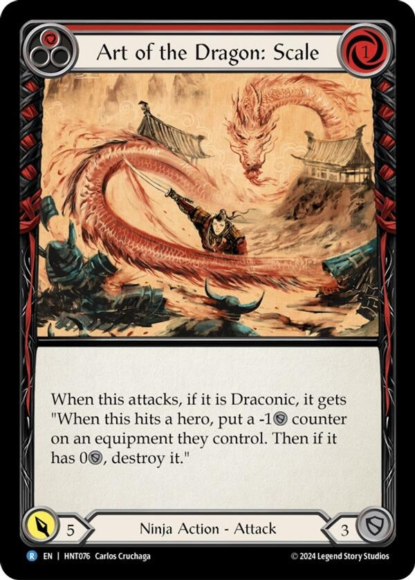 Image for Art of the Dragon: Scale (The Hunted) (HNT076) - Flesh and Blood TCG