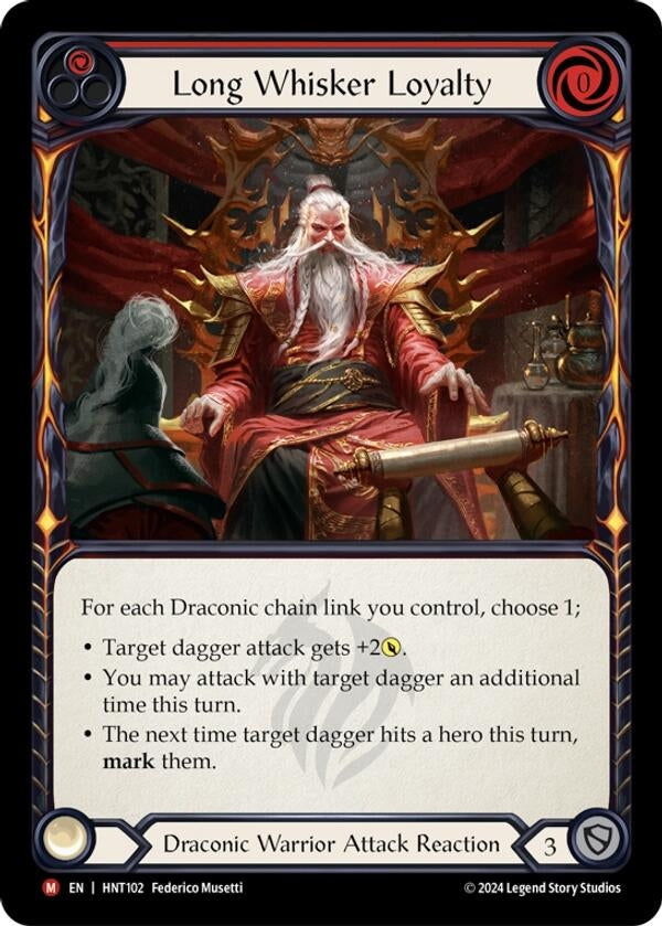 Image for Long Whisker Loyalty (The Hunted) (HNT102) - Flesh and Blood TCG