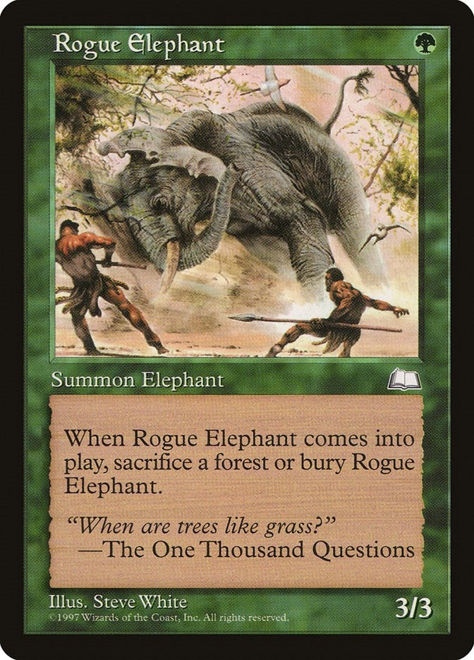 Image for Rogue Elephant (Weatherlight) - Magic: The Gathering