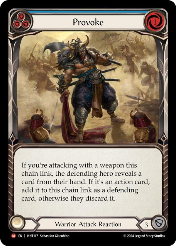 Image for Provoke (The Hunted) (HNT117) - Flesh and Blood TCG