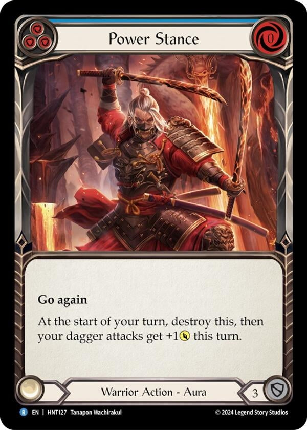Image for Power Stance (The Hunted) (HNT127) - Flesh and Blood TCG