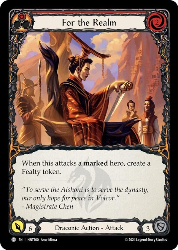 Image for For the Realm (The Hunted) (HNT160) - Flesh and Blood TCG