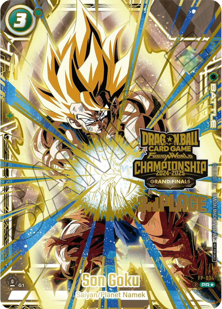 Image for Son Goku - FP-034 (3rd Place) (Tournament and Championship Promos) (FP-034) - Dragon Ball Super: Fusion World