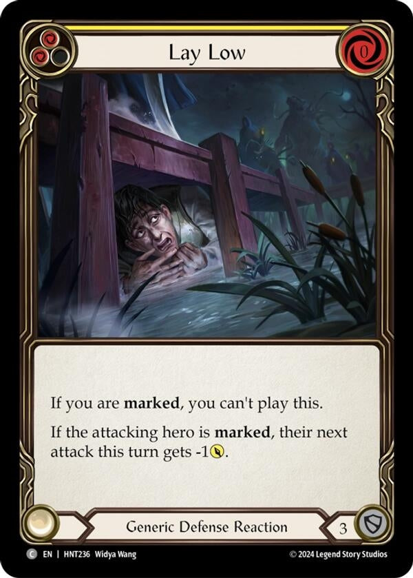 Image for Lay Low (The Hunted) (HNT236) - Flesh and Blood TCG