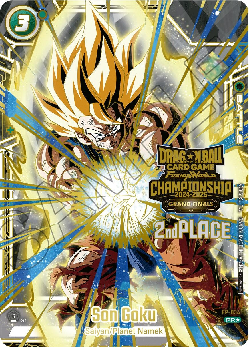 Image for Son Goku - FP-034 (2nd Place) (Tournament and Championship Promos) (FP-034) - Dragon Ball Super: Fusion World
