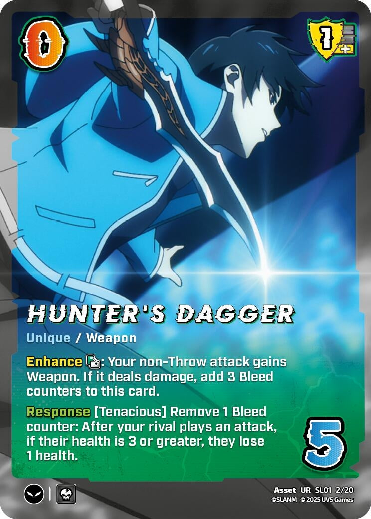 Image for Hunter's Dagger (Challenger Series: Solo Leveling) (SL01 2/20) - UniVersus