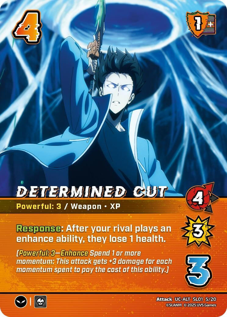 Image for Determined Cut (Alternate Art) (Challenger Series: Solo Leveling) (SL01 5/20) - UniVersus