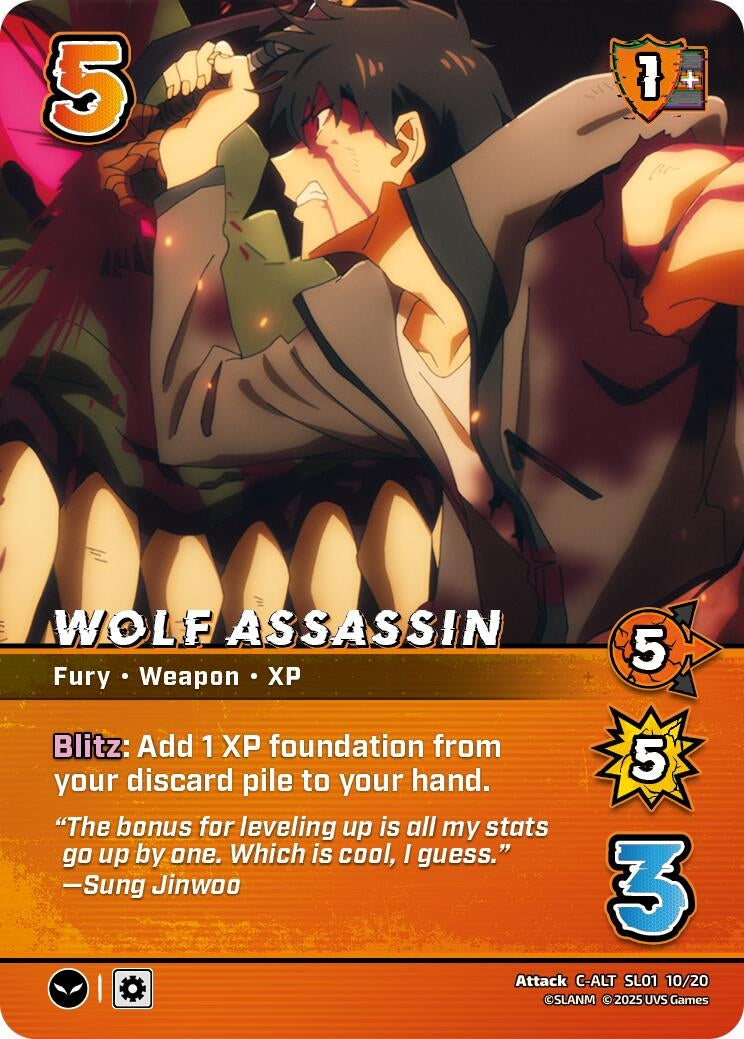 Image for Wolf Assassin (Alternate Art) (Challenger Series: Solo Leveling) (SL01 10/20) - UniVersus