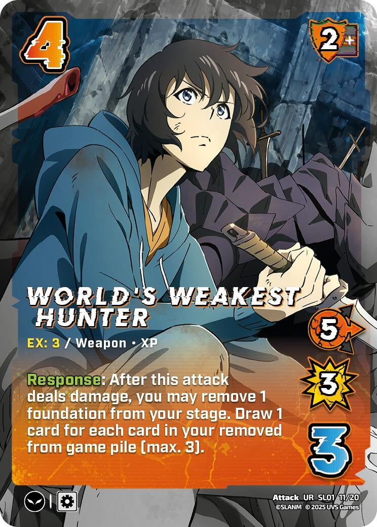 Image for World's Weakest Hunter (Challenger Series: Solo Leveling) (SL01 11/20) - UniVersus