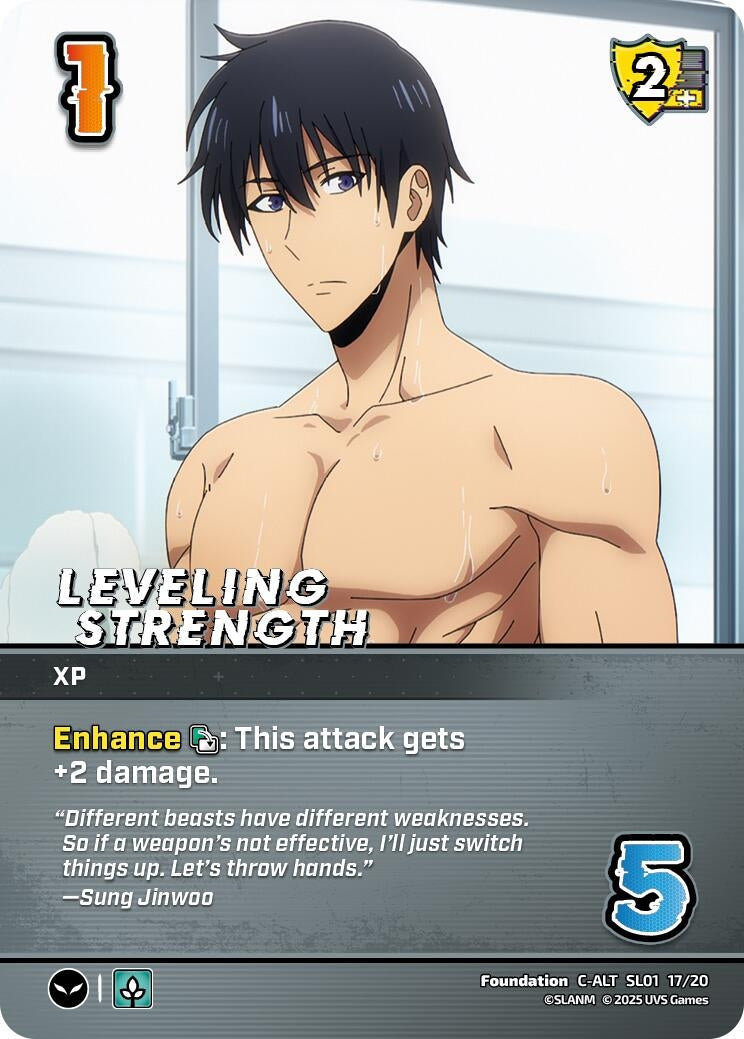 Image for Leveling Strength (Alternate Art) (Challenger Series: Solo Leveling) (SL01 17/20) - UniVersus