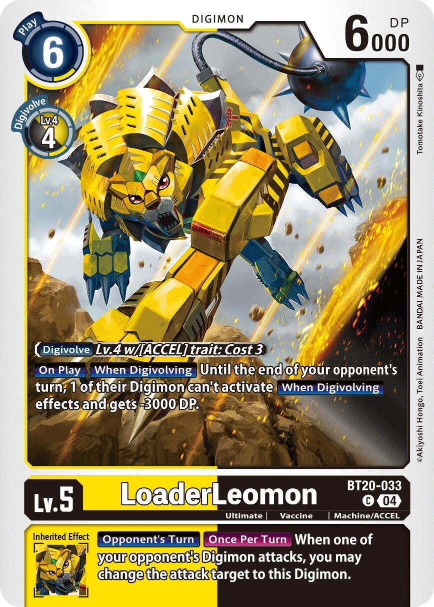 Image for LoaderLeomon (BT19-20) (BT20-033 C) - Digimon Card Game