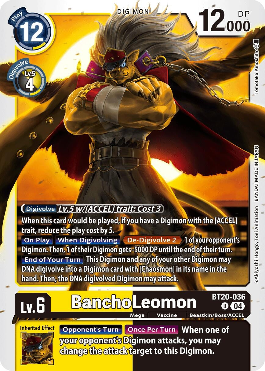 Image for BanchoLeomon (BT19-20) (BT20-036 U) - Digimon Card Game
