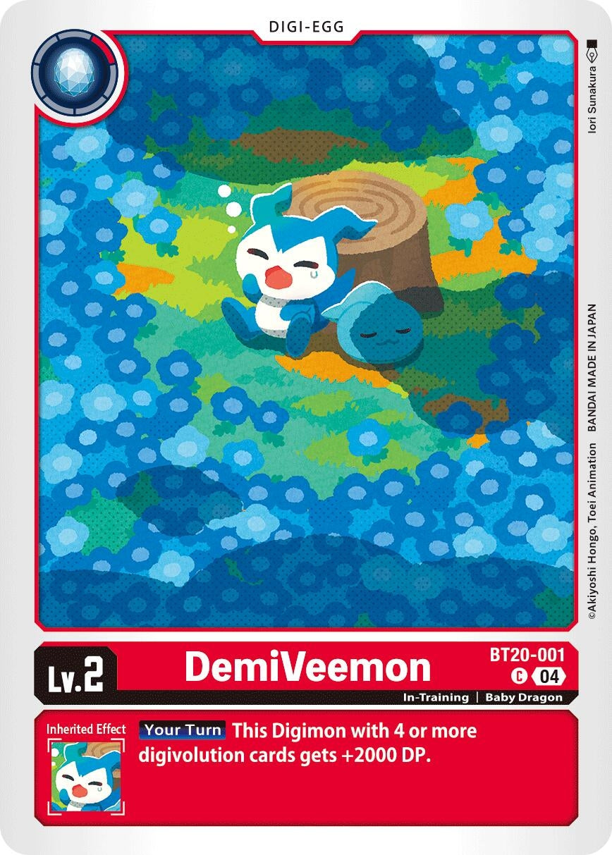 Image for DemiVeemon (BT19-20) (BT20-001 C) - Digimon Card Game