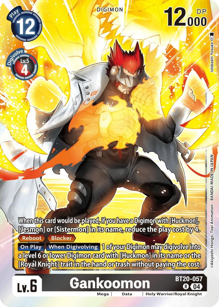 Image for Gankoomon (BT19-20) (BT20-057 R) - Digimon Card Game
