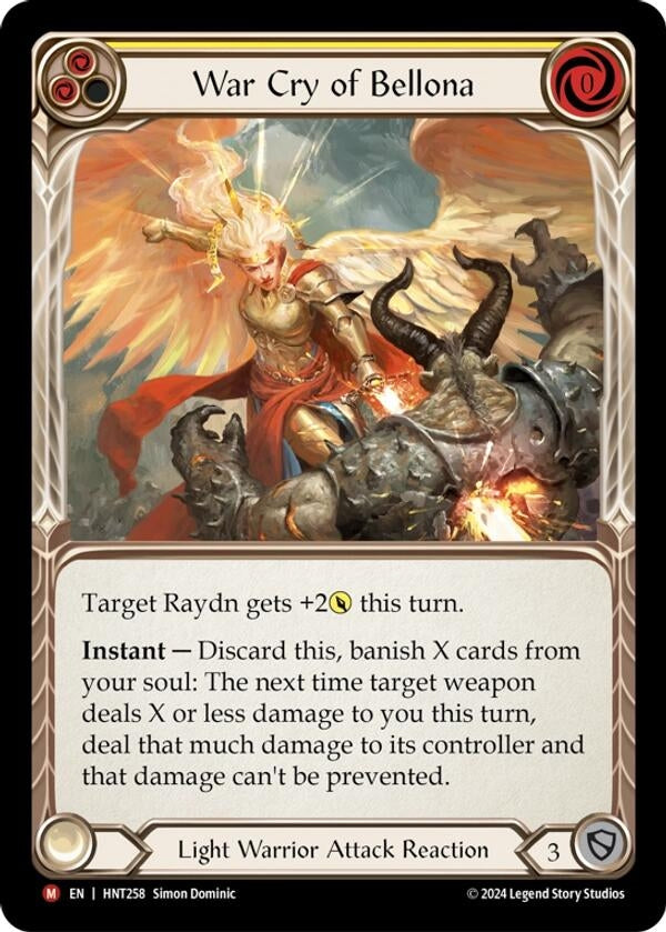 Image for War Cry of Bellona (The Hunted) (HNT258) - Flesh and Blood TCG