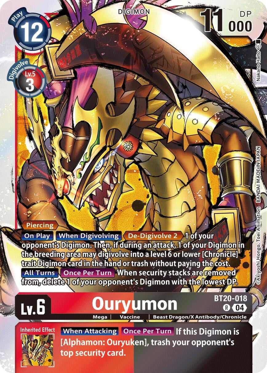 Image for Ouryumon (BT19-20) (BT20-018 R) - Digimon Card Game