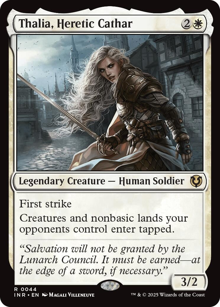 Image for Thalia, Heretic Cathar (Innistrad Remastered) (44) - Magic: The Gathering