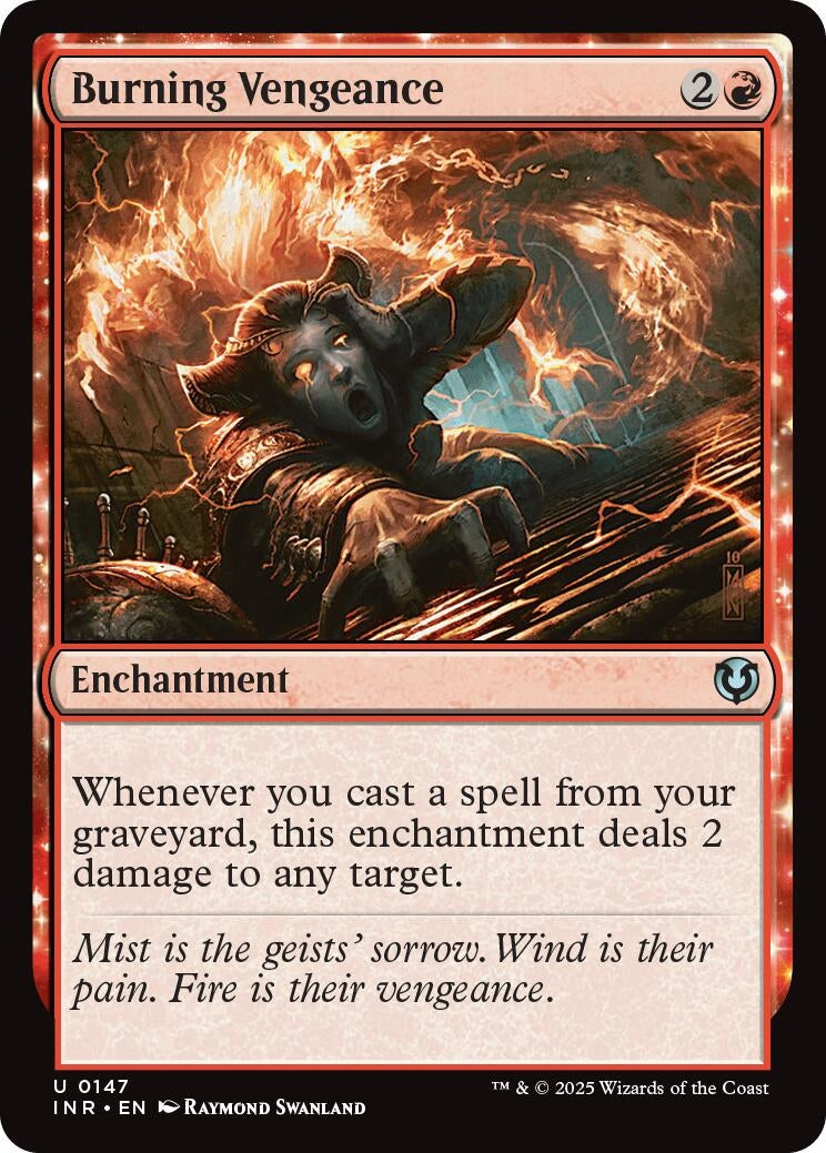 Image for Burning Vengeance (Innistrad Remastered) (147) - Magic: The Gathering