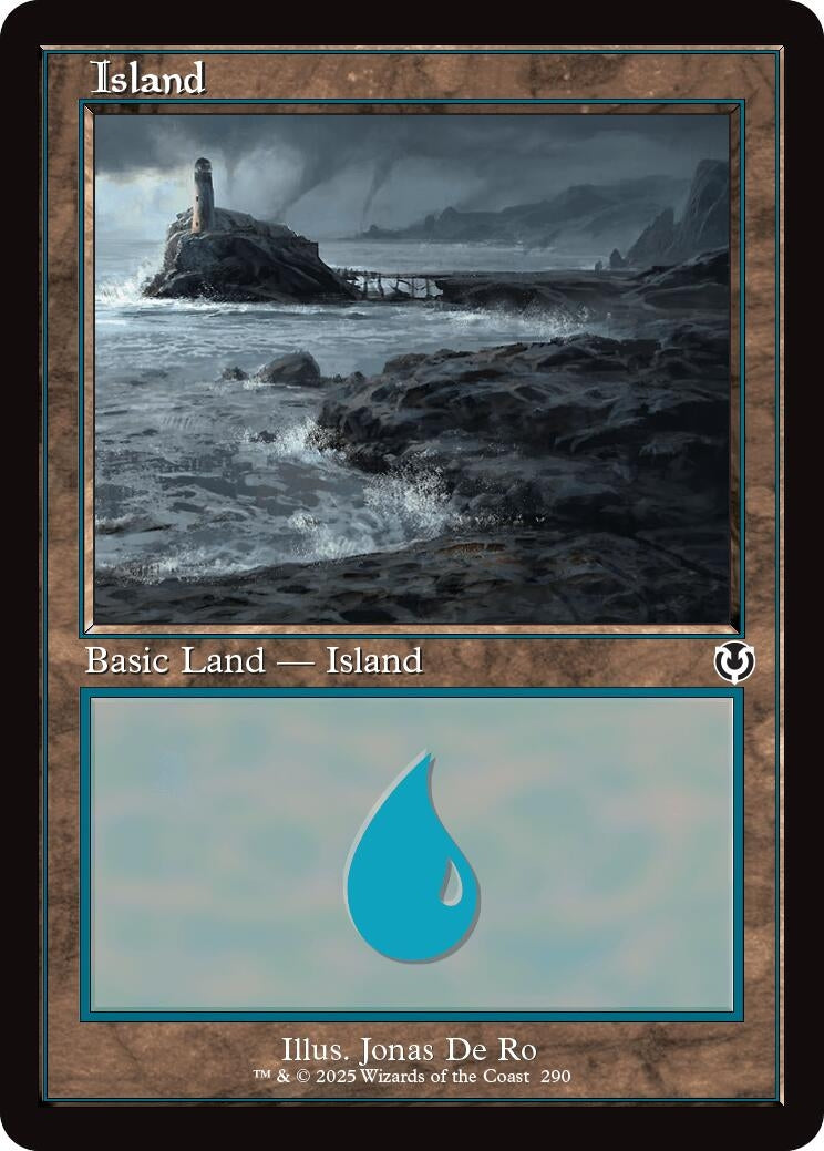 Image for Island (290) (Retro Frame) (Innistrad Remastered) (290) - Magic: The Gathering