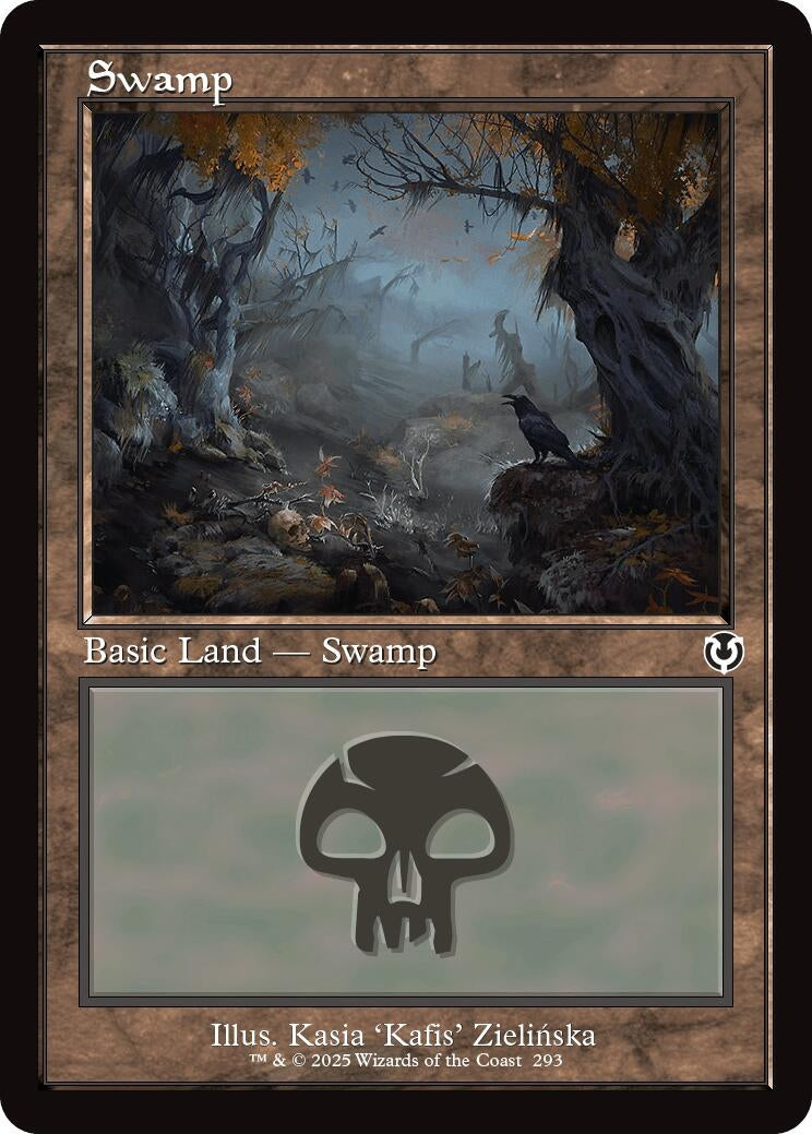 Image for Swamp (293) (Retro Frame) (Innistrad Remastered) (293) - Magic: The Gathering