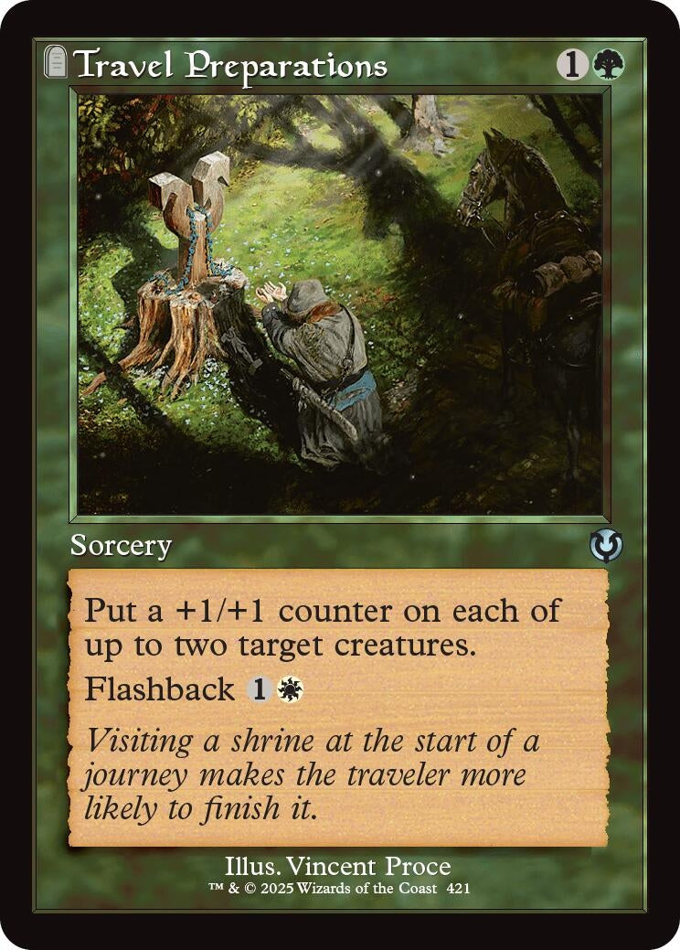 Image for Travel Preparations (Retro Frame) (Innistrad Remastered) (421) - Magic: The Gathering