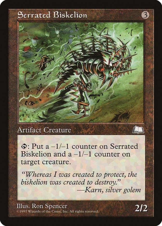 Image for Serrated Biskelion (Weatherlight) - Magic: The Gathering