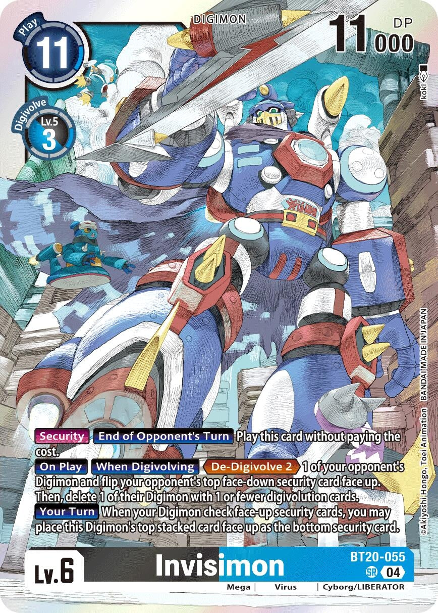 Image for Invisimon (BT19-20) (BT20-055 SR) - Digimon Card Game