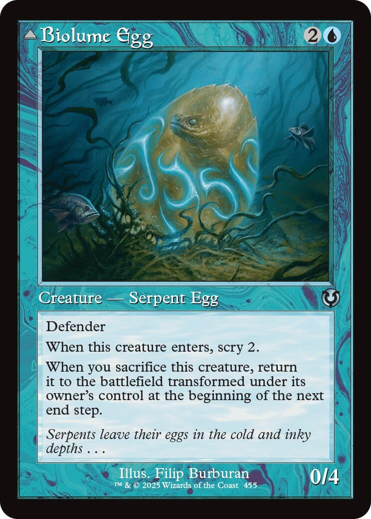 Image for Biolume Egg (Retro Frame) (Innistrad Remastered) (455) - Magic: The Gathering