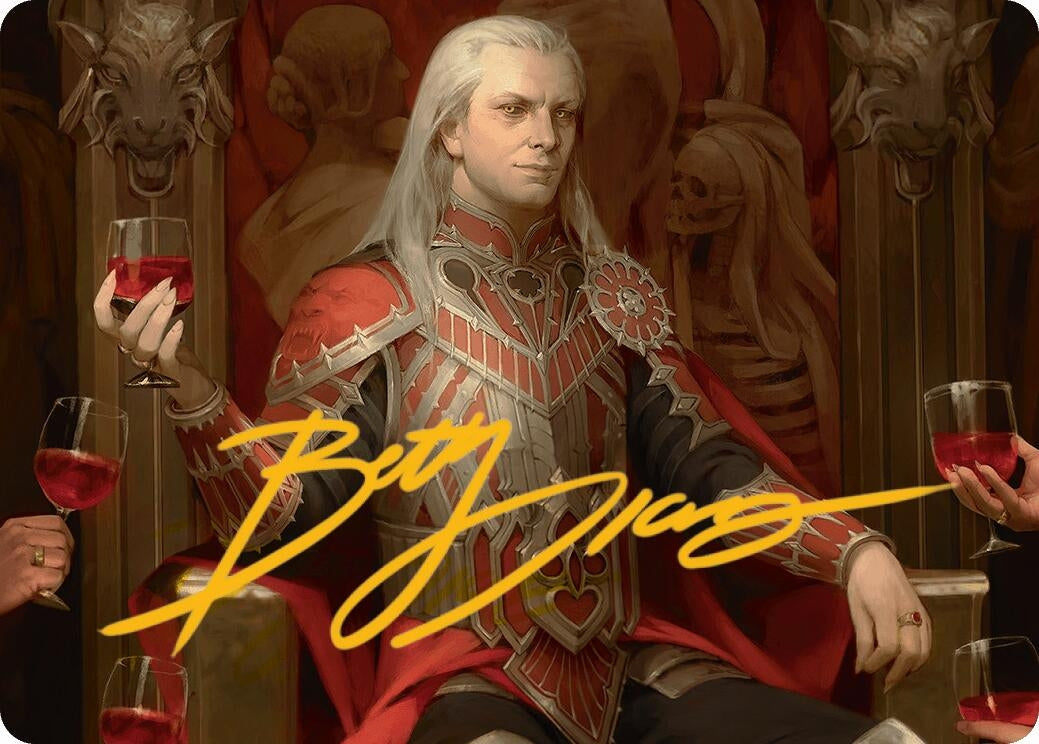 Image for Edgar Markov Art Card (Gold-Stamped Signature) (Art Series: Innistrad Remastered) (24) - Magic: The Gathering