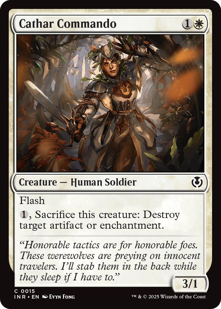 Image for Cathar Commando (Innistrad Remastered) (15) - Magic: The Gathering