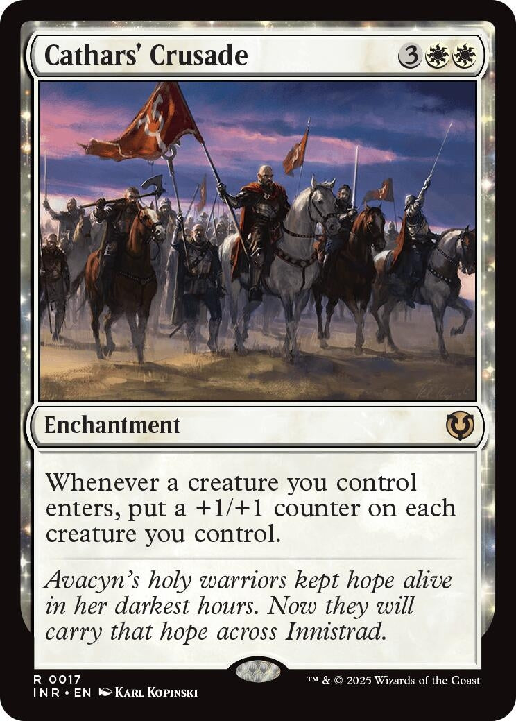 Image for Cathars' Crusade (Innistrad Remastered) (17) - Magic: The Gathering