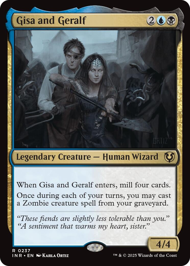 Image for Gisa and Geralf (Innistrad Remastered) (237) - Magic: The Gathering