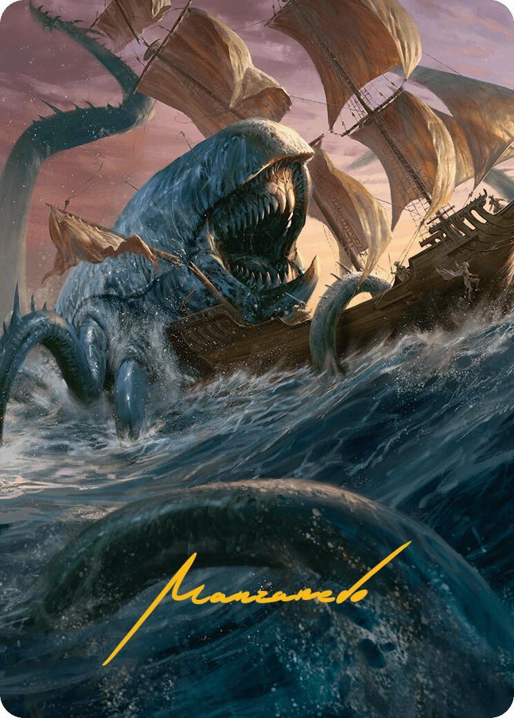 Image for Hullbreaker Horror Art Card (Gold-Stamped Signature) (Art Series: Innistrad Remastered) (5) - Magic: The Gathering