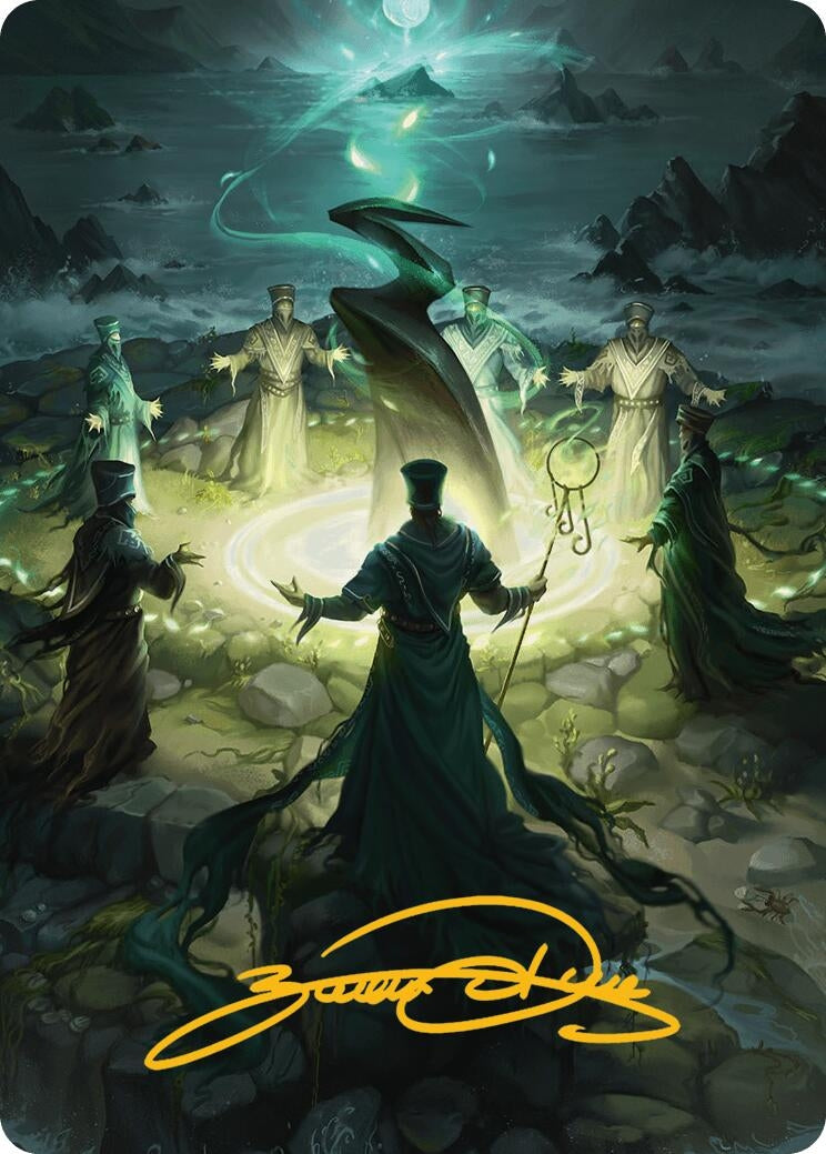 Image for Cryptolith Rite Art Card (Gold-Stamped Signature) (Art Series: Innistrad Remastered) (14) - Magic: The Gathering
