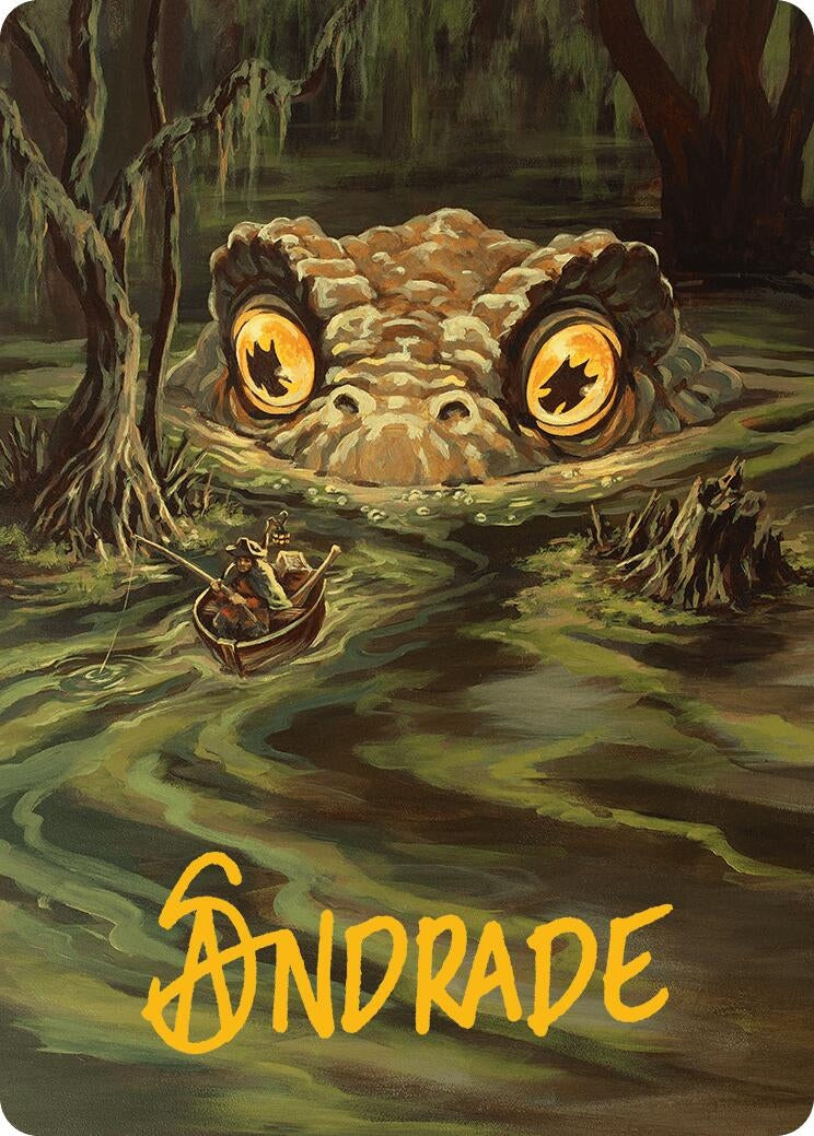 Image for The Gitrog Monster Art Card (Gold-Stamped Signature) (Art Series: Innistrad Remastered) (25) - Magic: The Gathering
