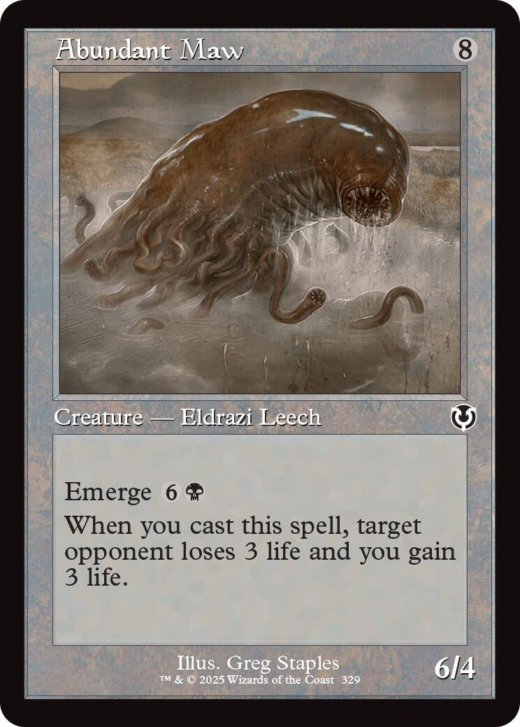 Image for Abundant Maw (Retro Frame) (Innistrad Remastered) (329) - Magic: The Gathering