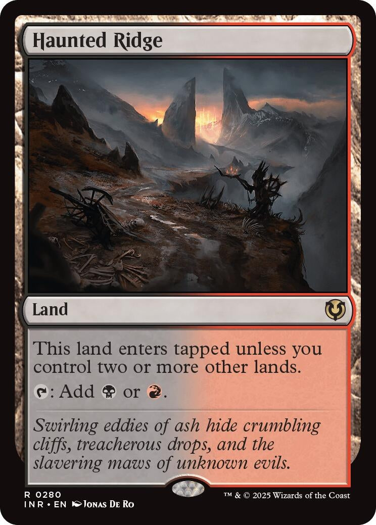Image for Haunted Ridge (Innistrad Remastered) (280) - Magic: The Gathering