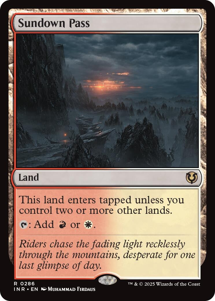 Image for Sundown Pass (Innistrad Remastered) (286) - Magic: The Gathering