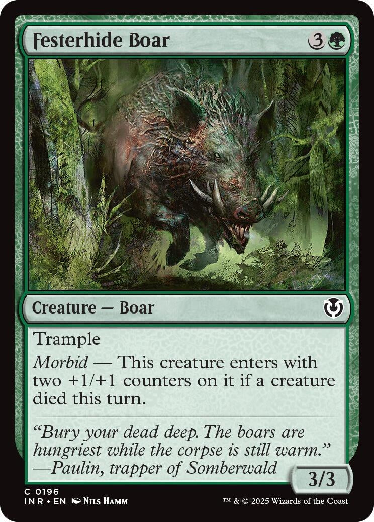 Image for Festerhide Boar (Innistrad Remastered) (196) - Magic: The Gathering