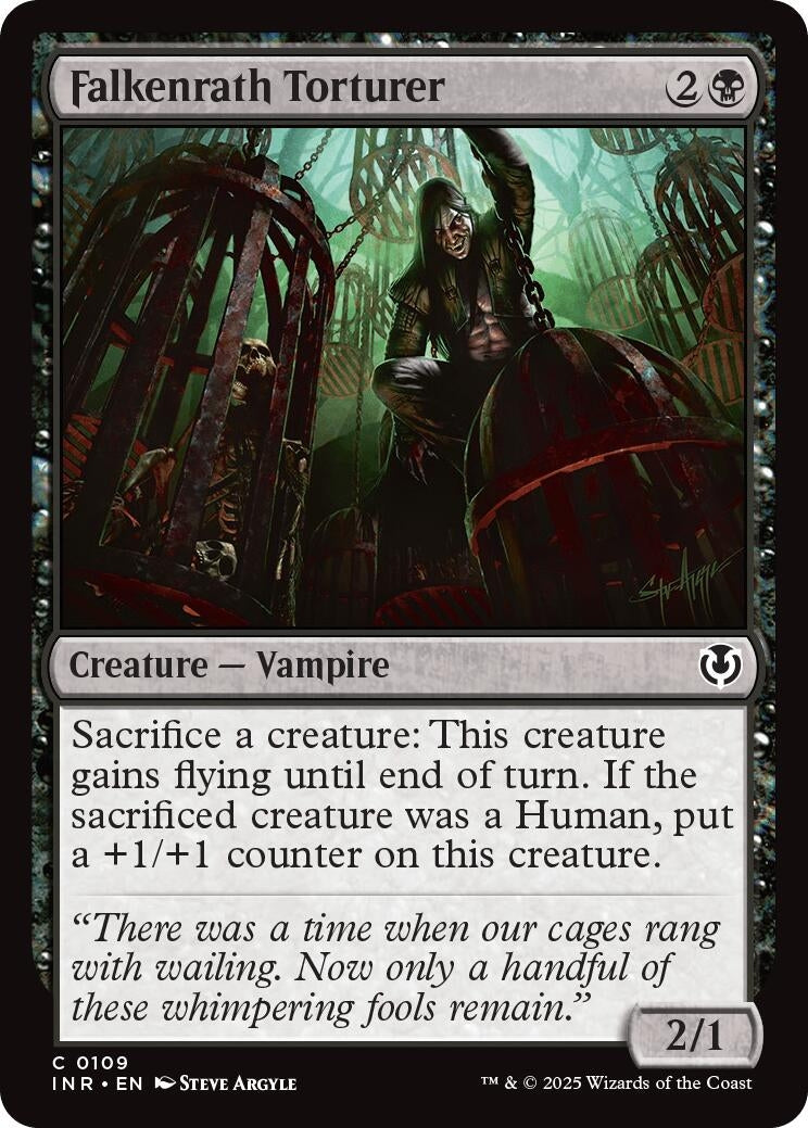 Image for Falkenrath Torturer (Innistrad Remastered) (109) - Magic: The Gathering