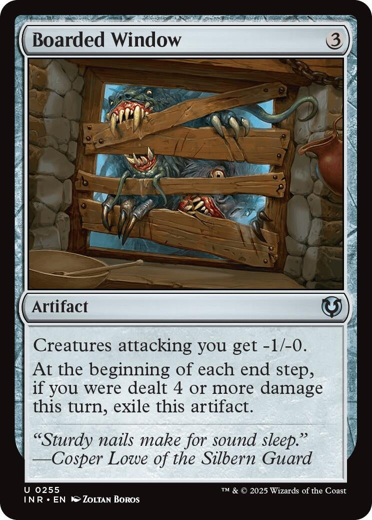 Image for Boarded Window (Innistrad Remastered) (255) - Magic: The Gathering