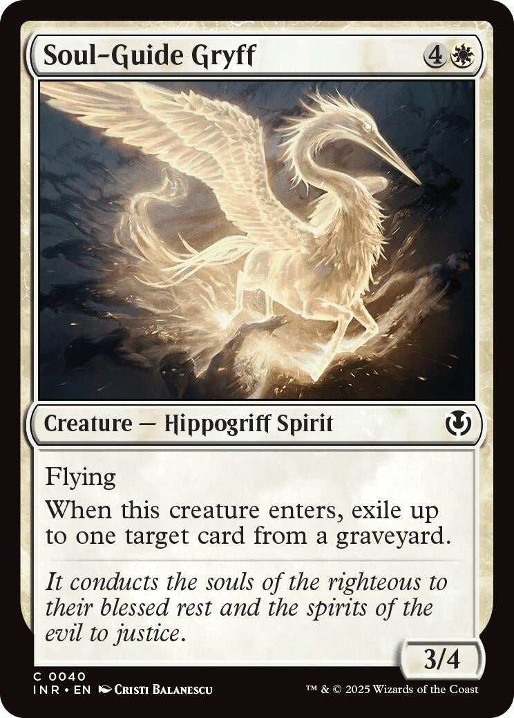 Image for Soul-Guide Gryff (Innistrad Remastered) (40) - Magic: The Gathering
