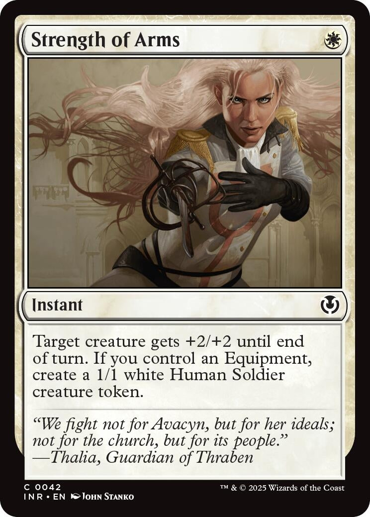 Image for Strength of Arms (Innistrad Remastered) (42) - Magic: The Gathering