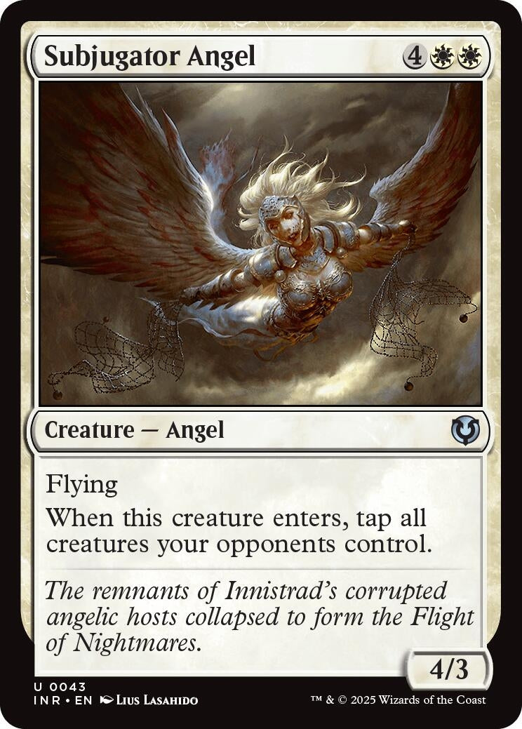 Image for Subjugator Angel (Innistrad Remastered) (43) - Magic: The Gathering