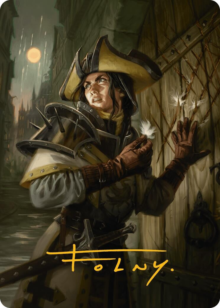 Image for Thraben Inspector Art Card (Gold-Stamped Signature) (Art Series: Innistrad Remastered) (3) - Magic: The Gathering