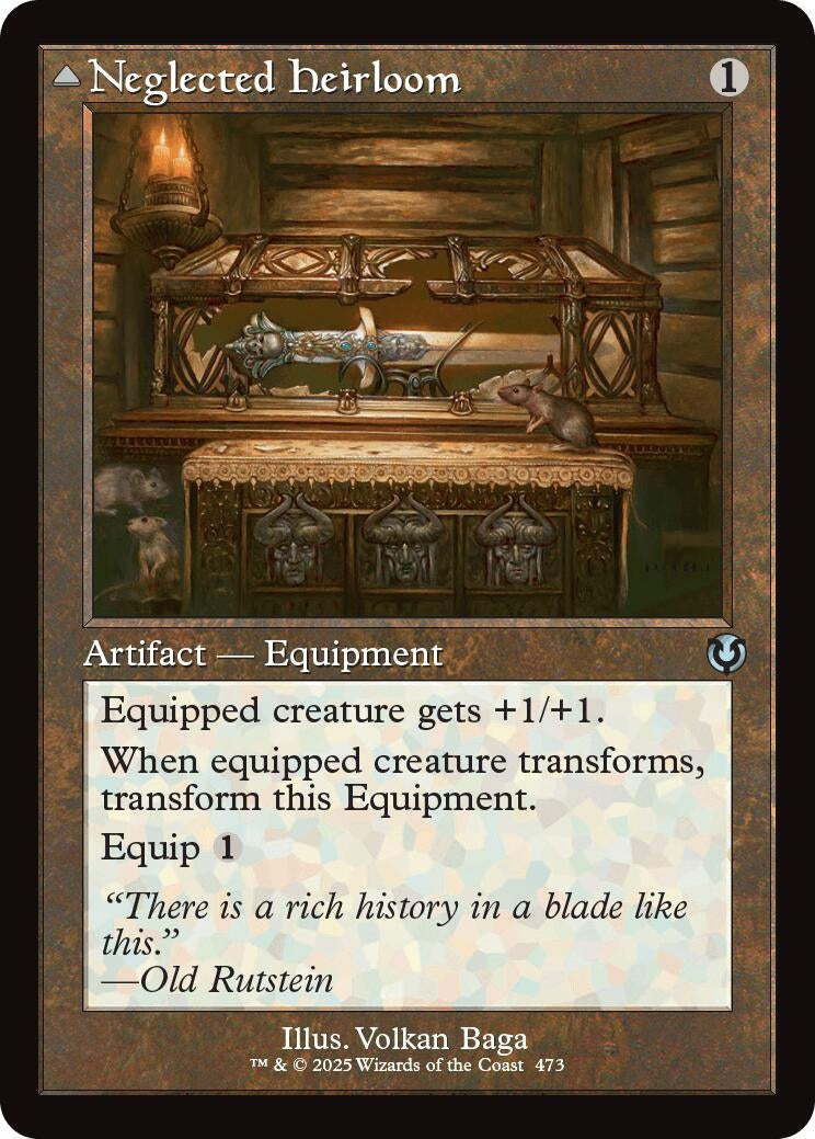 Image for Neglected Heirloom (Retro Frame) (Innistrad Remastered) (473) - Magic: The Gathering